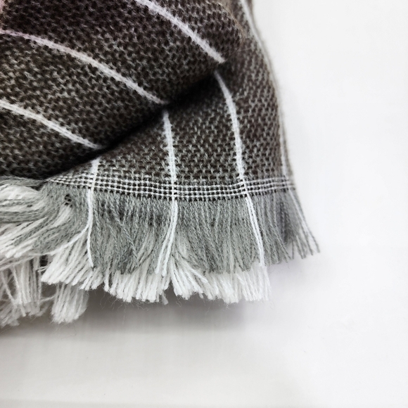 Banana Republic Women's Stripe Patterned Acrylic Scarf - OS - Picture 3 of 6